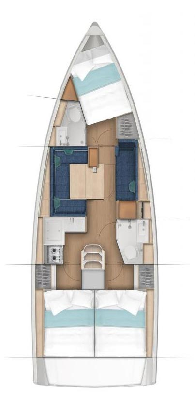 Hire Sailboat with or without skipper Jeanneau Biograd na Moru