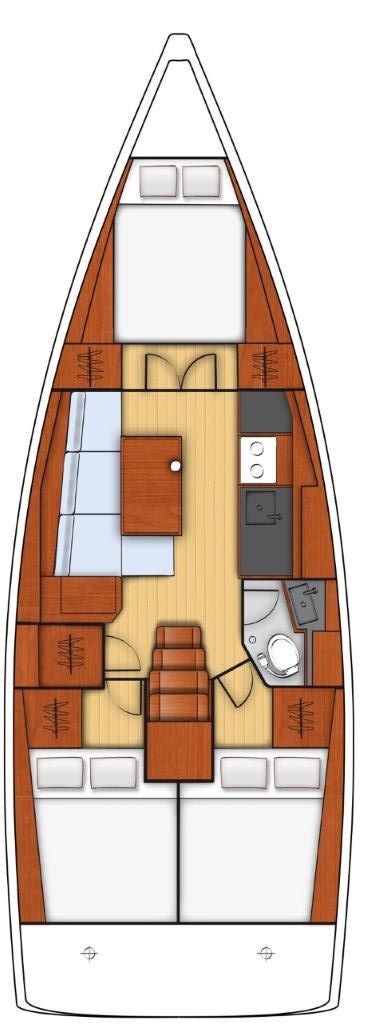 Sailboat hire in Biograd na Moru - Bénéteau Oceanis 38.1