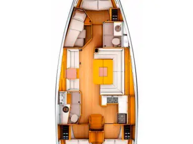Hire Sailboat Jeanneau with a boat licence