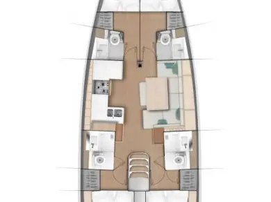 Sailboat hire in Lávrio - Jeanneau Sun Odyssey 490