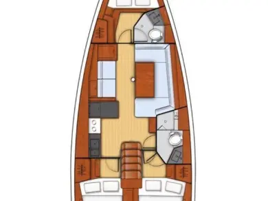 Hire Sailboat Bénéteau with a boat licence
