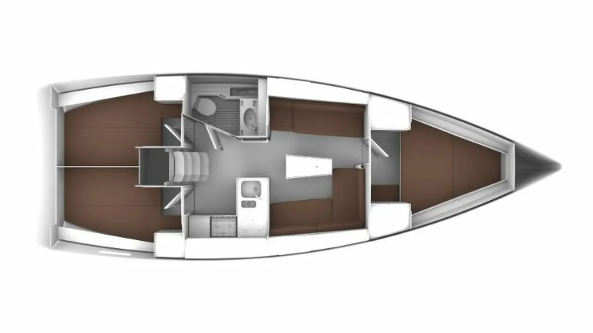 Yacht hire Sukošan cheap Cruiser 37
