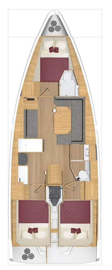 Yacht hire Split cheap Bavaria C38