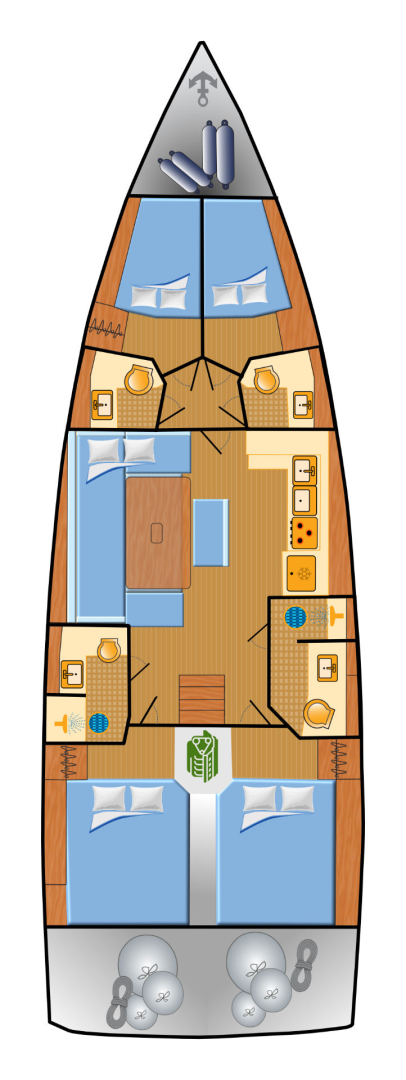 Sailboat hire in Punat - Dufour Dufour 470