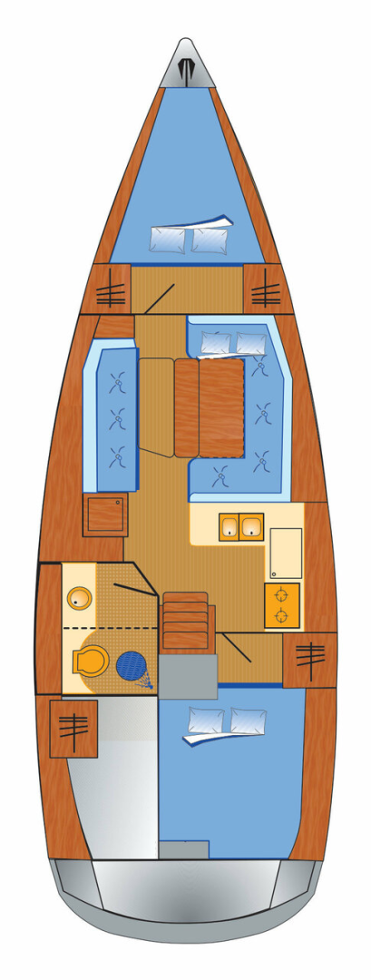 Yacht charter Punat - Jeanneau Sun Odyssey 389 on SamBoat