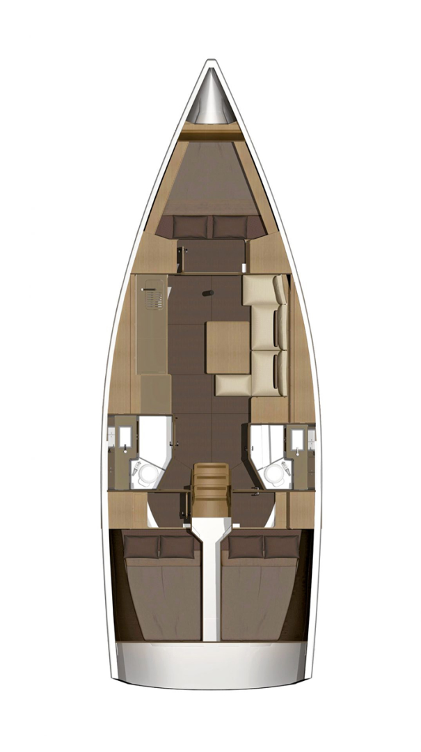 Yacht charter Alimos - Dufour Dufour 382 Grand Large on SamBoat