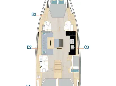 Hire Sailboat Hanse with a boat licence