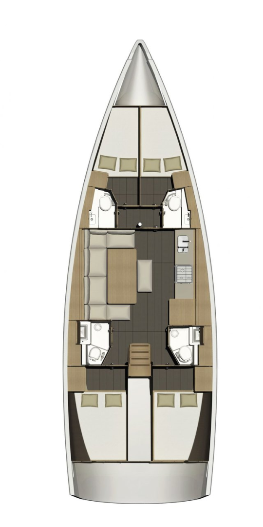 Yacht hire Kaštela cheap Dufour 460 Grand Large