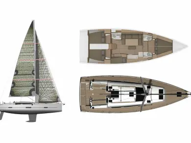 Dufour Dufour 460 Grand Large charter bareboat or skippered in  Marina (City)