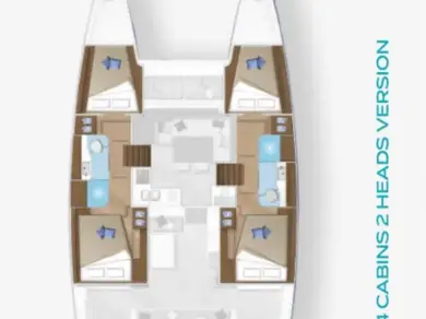 Yacht hire Marina (City) cheap Lagoon 40