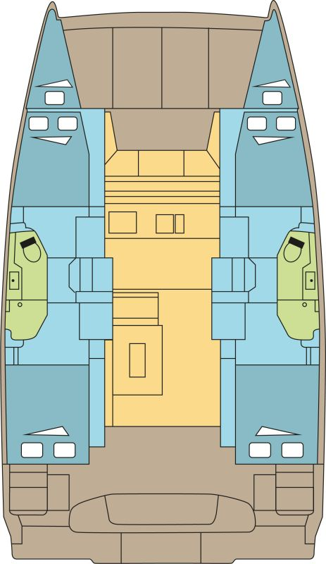Hire Catamaran with or without skipper Bali Le Marin