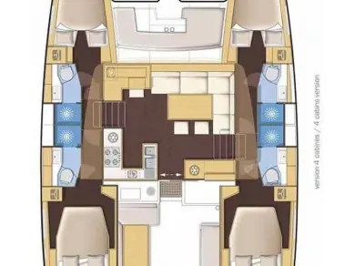 Hire Catamaran Lagoon with a boat licence
