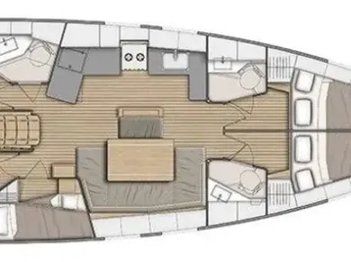 Sailboat hire in Rogoznica - Bénéteau Oceanis 46.1