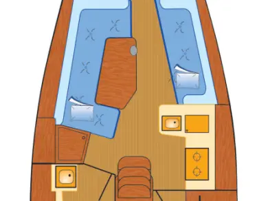 Hanse Hanse 320 charter bareboat or skippered in  Heiligenhafen