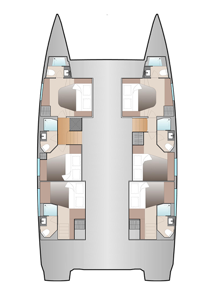 Fountaine Pajot Aura 51 charter bareboat or skippered in  Simpson Bay