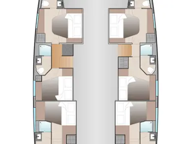 Fountaine Pajot Aura 51 charter bareboat or skippered in  Simpson Bay