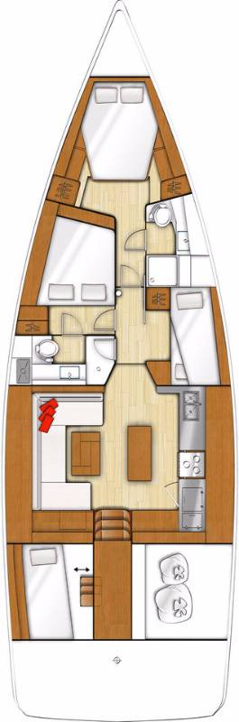 Sailboat to hire Jezera at the best price