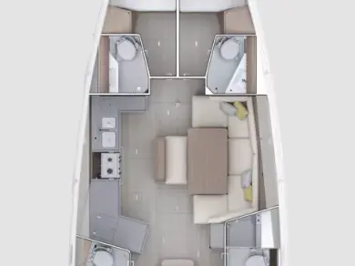 Bénéteau Oceanis 47 - 4 cab. charter bareboat or skippered in  Tropea