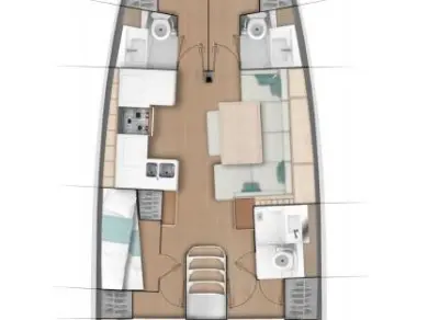 Sailboat hire in Trogir - Jeanneau Sun Odyssey 490