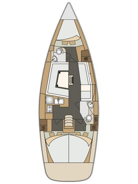 Elan Impression 40 charter bareboat or skippered in  Kaštela