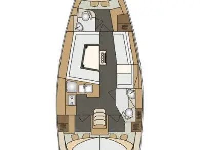 Elan Impression 40 charter bareboat or skippered in  Kaštela