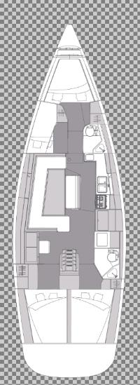 Sailboat hire in Kaštela - Elan Impression 45.1