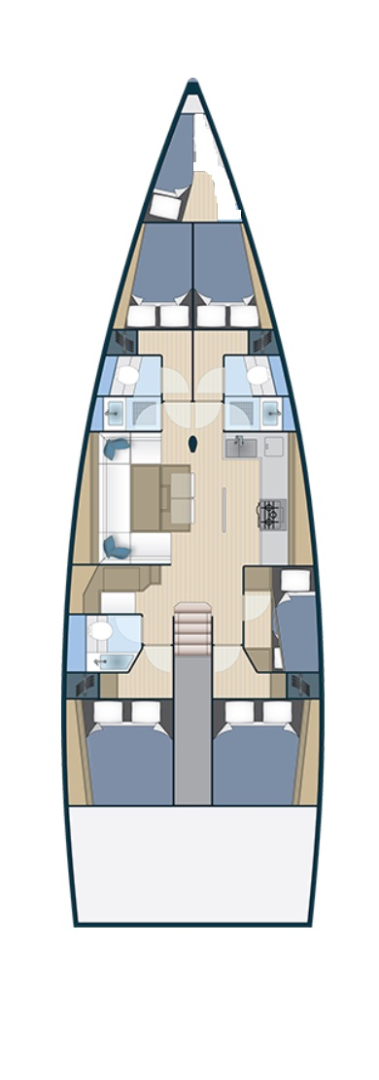 Yacht hire Seget Donji cheap More 55