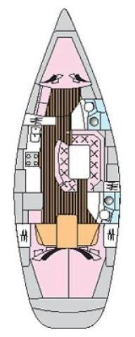 Hire Sailboat Jeanneau with a boat licence