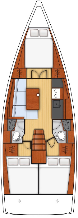 Charter a Bénéteau Oceanis 38.1 in Biograd na Moru on Samboat