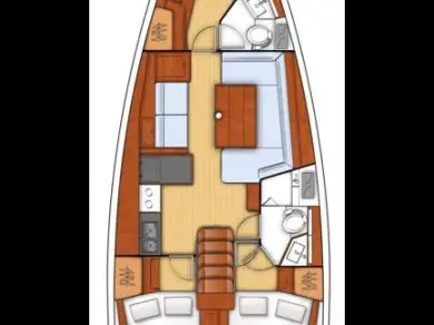 Yacht hire Kos cheap Oceanis 41