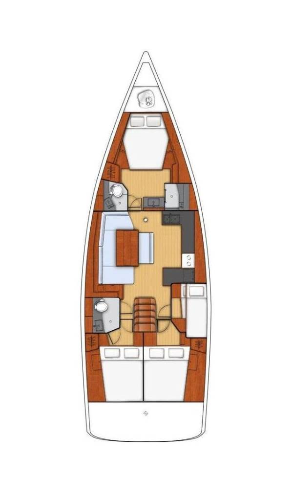 Sailboat hire in Split - Bénéteau Oceanis 48