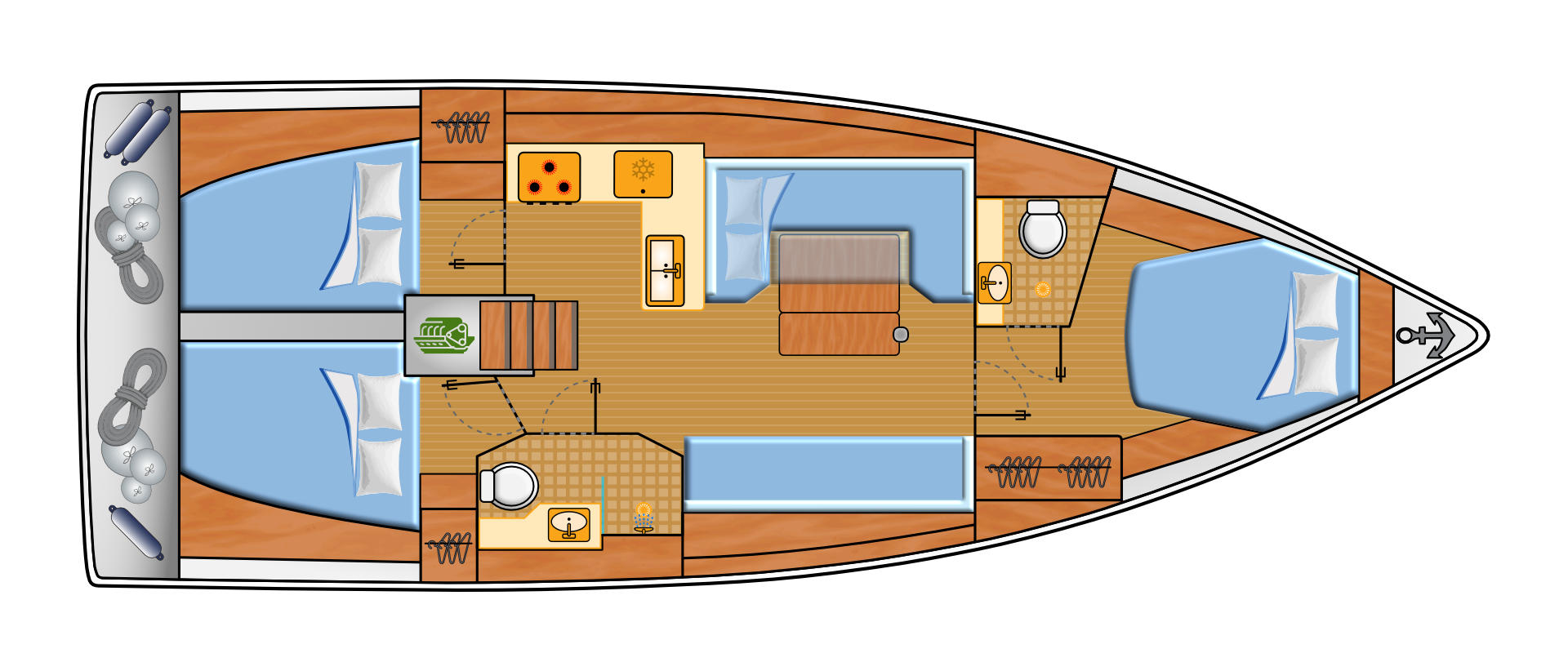 Hire a Hanse Hanse 410 Pula