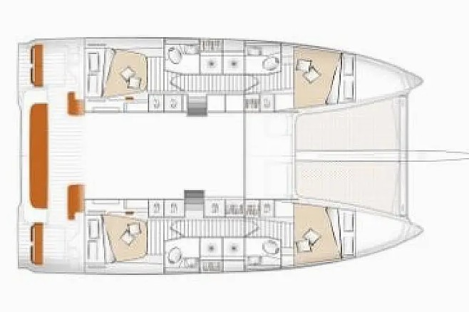 Hire Catamaran Excess with a boat licence