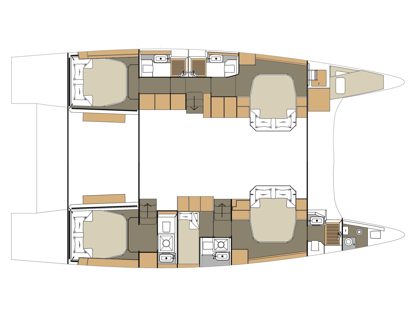 Hire Catamaran Dufour with a boat licence