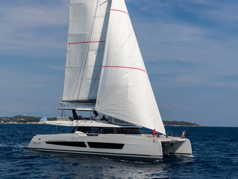 Hire Luxury Yacht Fountaine Pajot with a boat licence