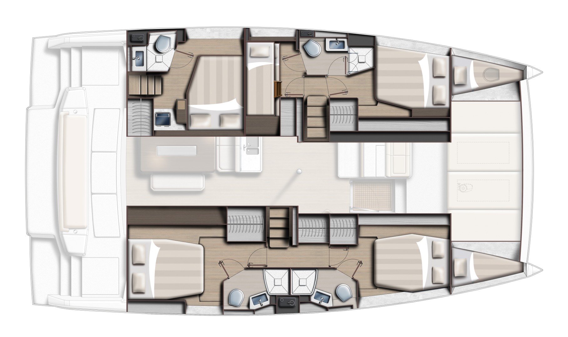 Hire Catamaran with or without skipper Bali Kaštela