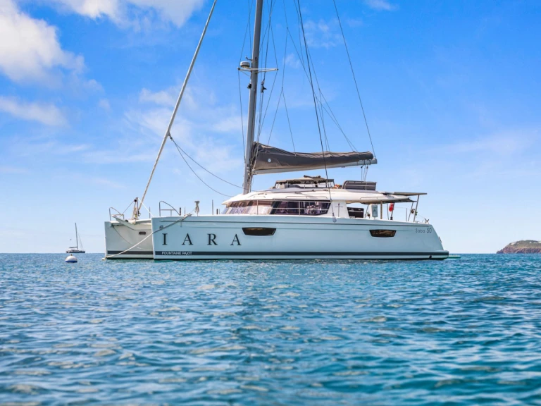 Fountaine Pajot IARA charter bareboat or skippered in  British Virgin Islands (BVI)