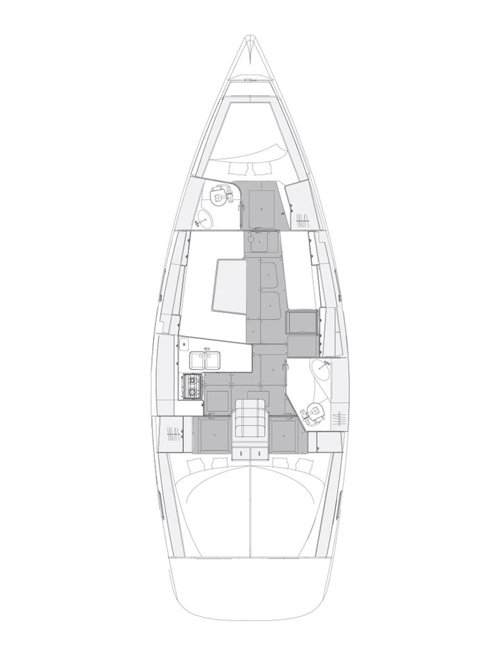 Elan Impression 40.1 charter bareboat or skippered in  Šibenik