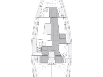 Elan Impression 40.1 charter bareboat or skippered in  Šibenik