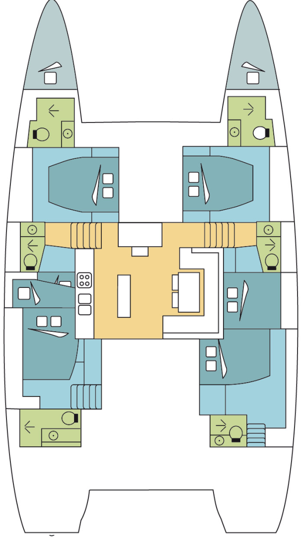 Hire a Lagoon Lagoon 52 F Alimos