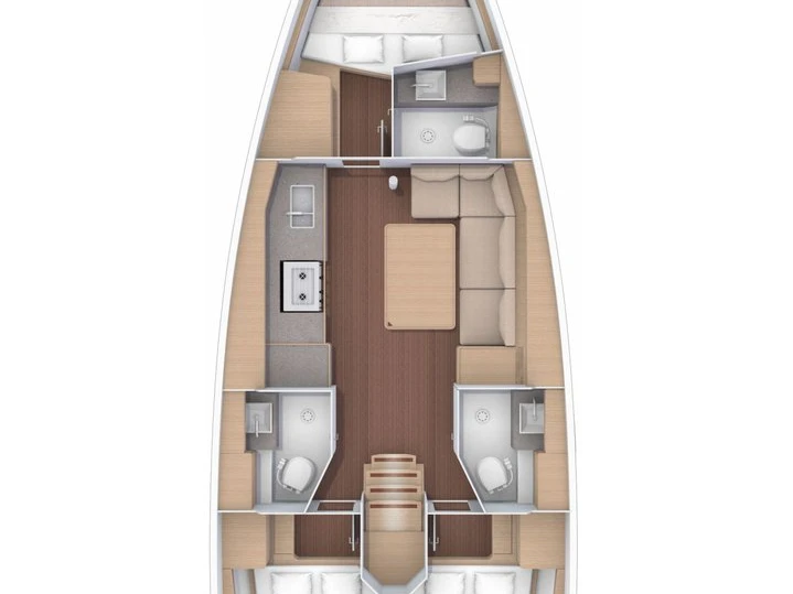 Yacht charter Lefkáda - Dufour Dufour 390 on SamBoat