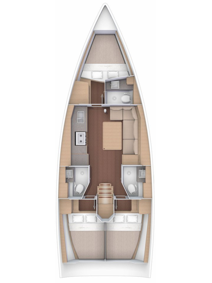 Yacht charter Lefkáda - Dufour Dufour 390 on SamBoat