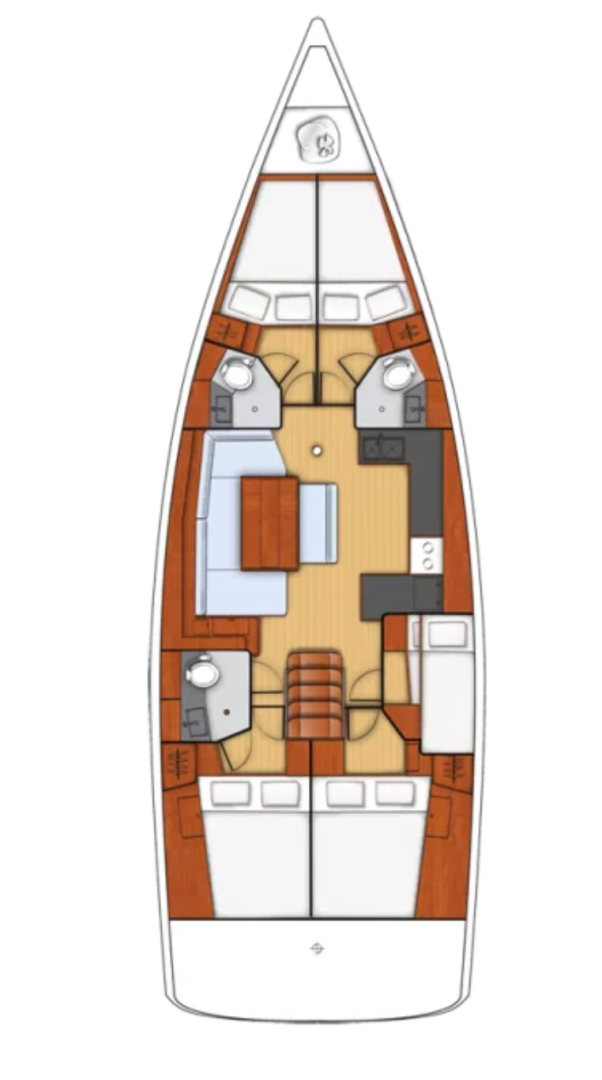 Yacht hire Fethiye cheap Oceanis 48