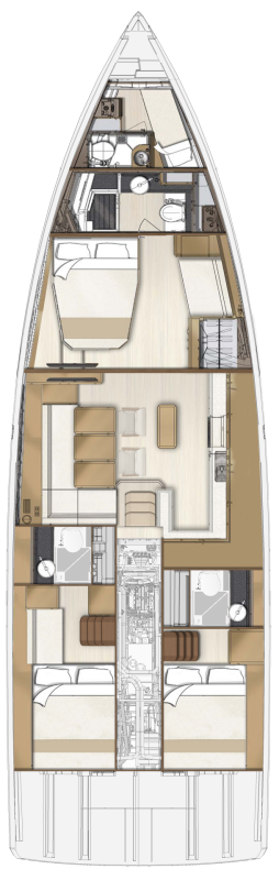 Hire a Jeanneau Jeanneau 55 - 3 + 1 cab. Road Town