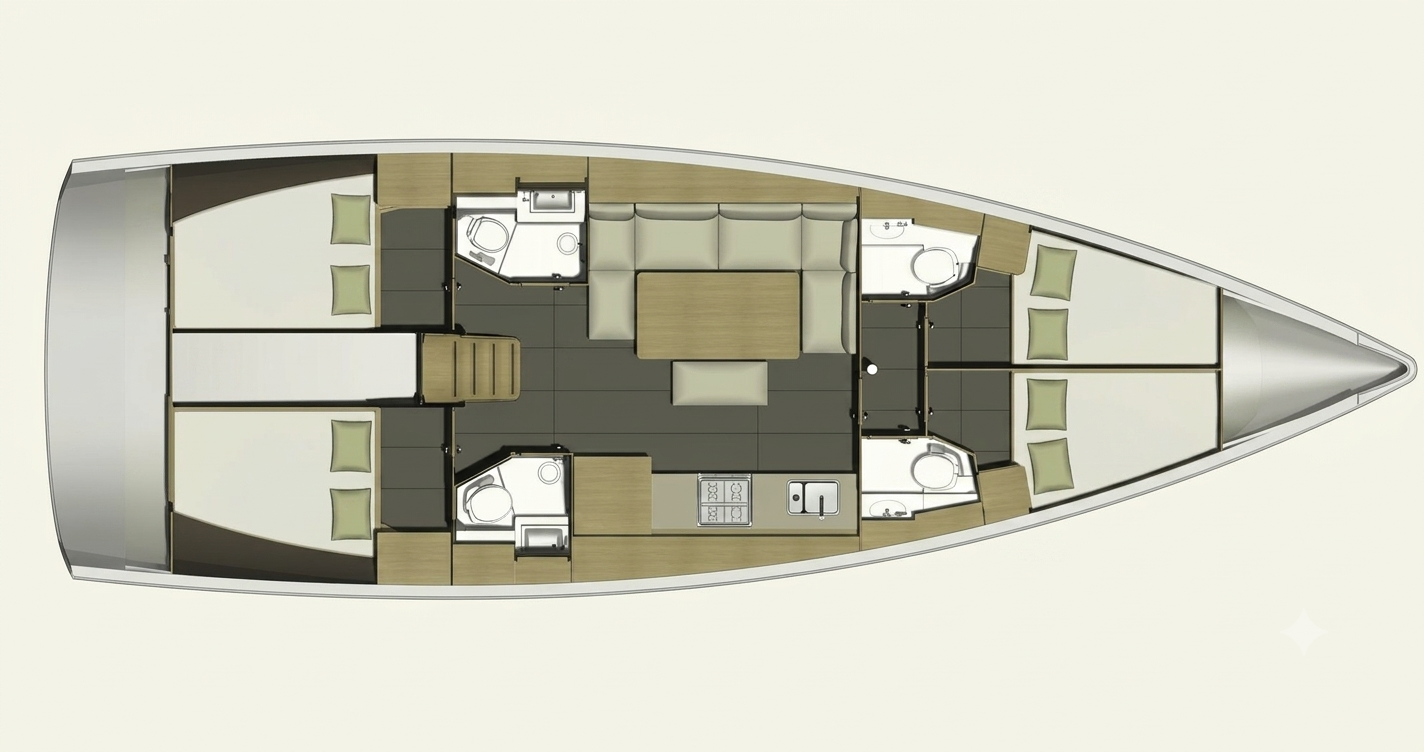 Hire Sailboat Dufour with a boat licence