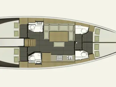Hire Sailboat Dufour with a boat licence