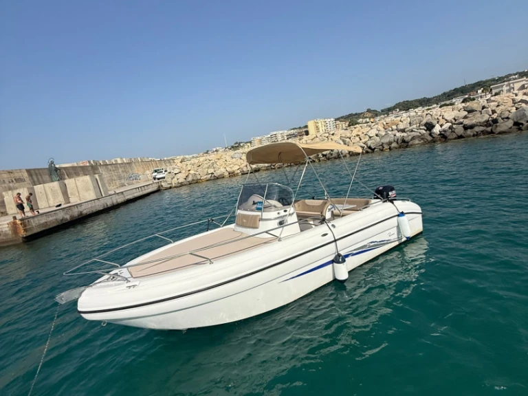 Ranieri Shadow 24 S charter bareboat or skippered in  Italy