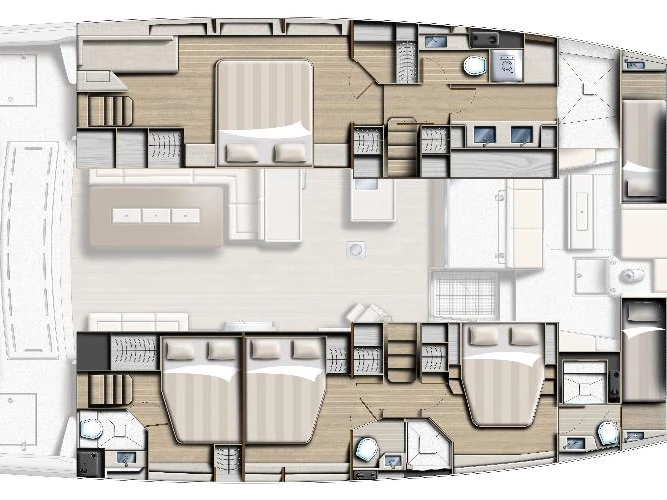 Catamaran hire in Port Cogolin - 15 Bali 5.4