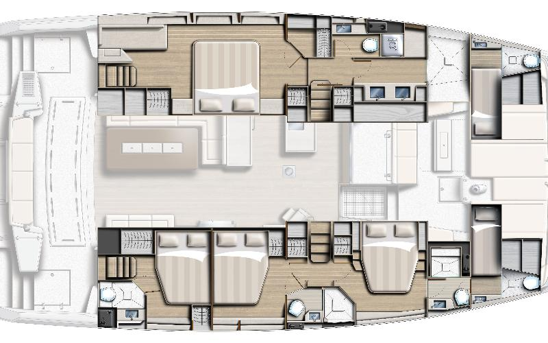 Catamaran hire in Port Cogolin - 15 Bali 5.4