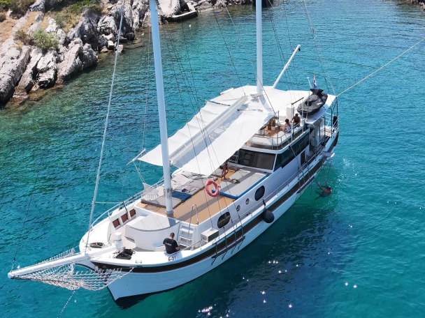 Traditional 82 charter bareboat or skippered in  Split